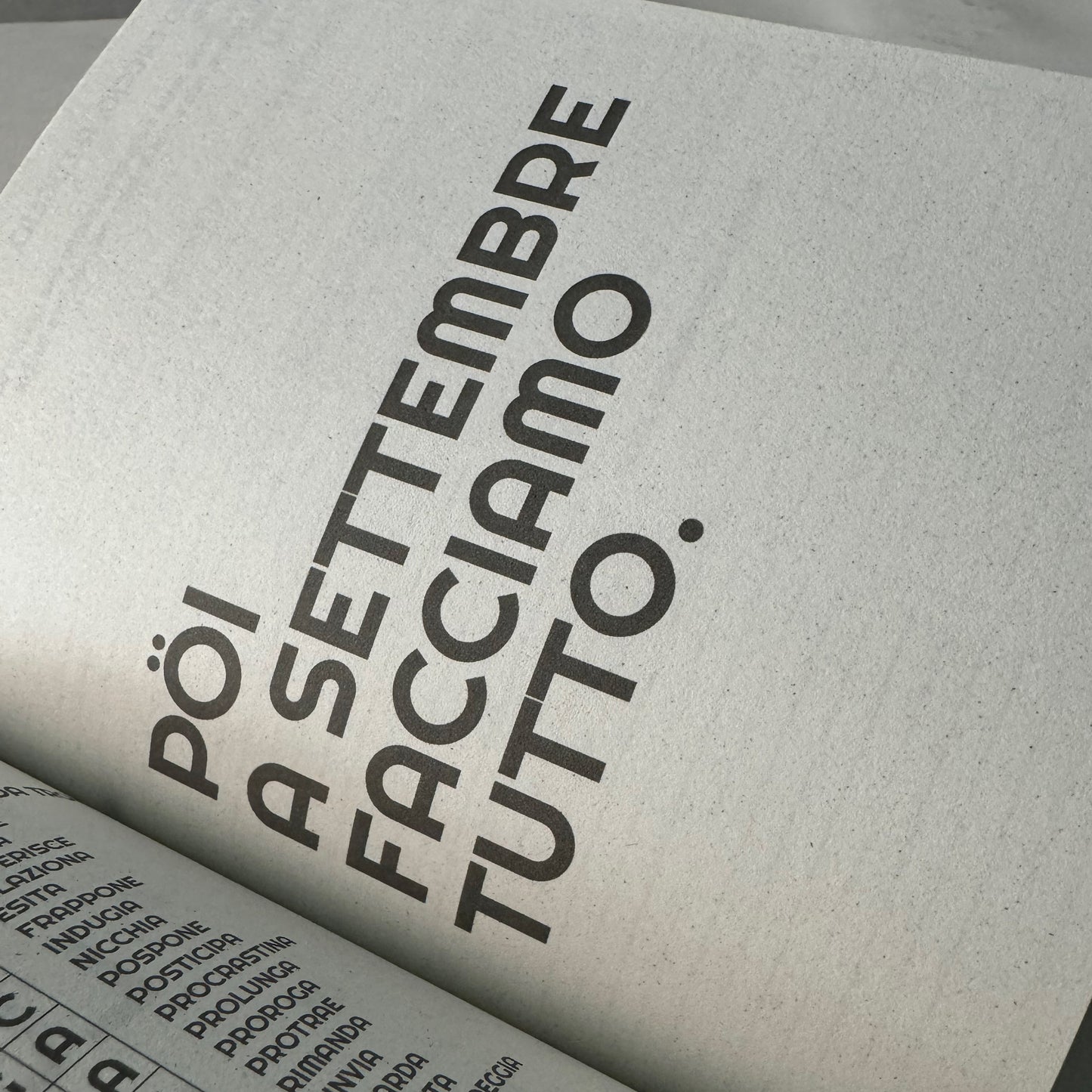 AGENDA - PÖI LO FACCIO NEL 2026 (PRE-ORDINE)
