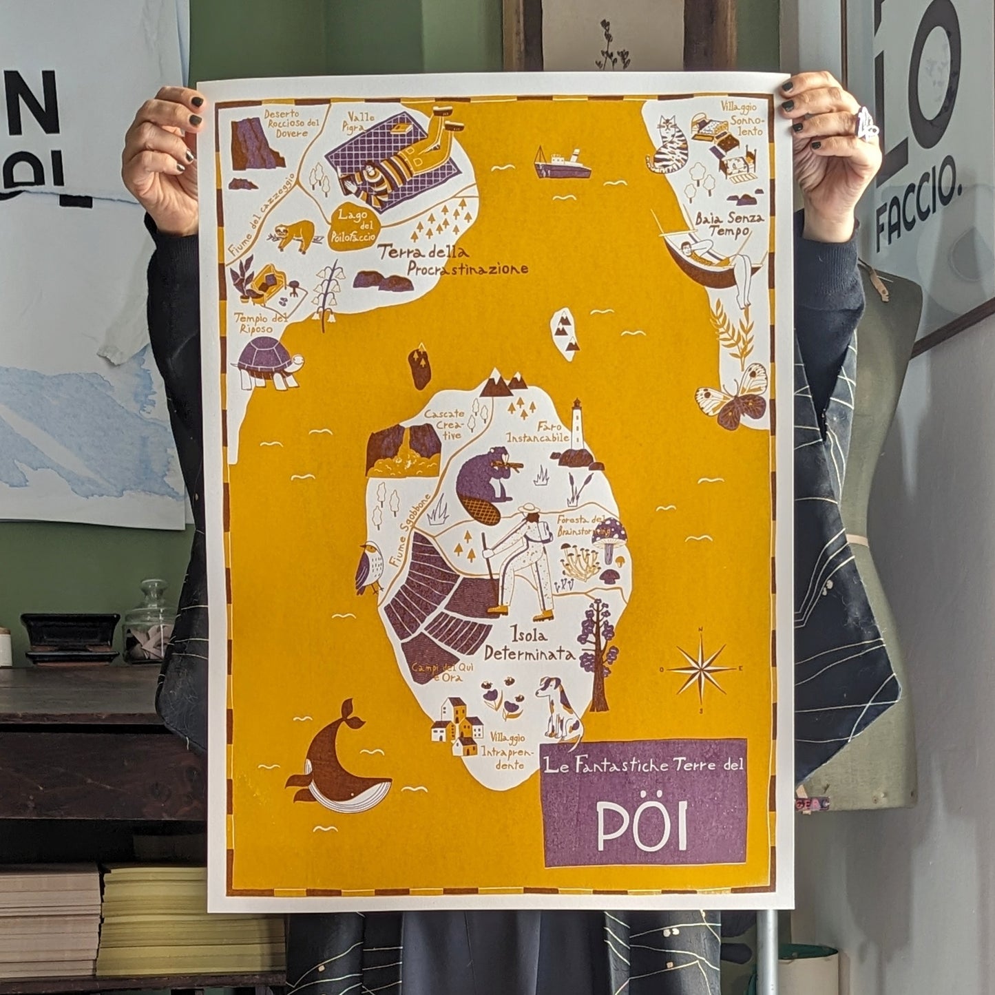 POSTER - LE FANTASTICHE TERRE DEL PÖI (vecchia collezione)