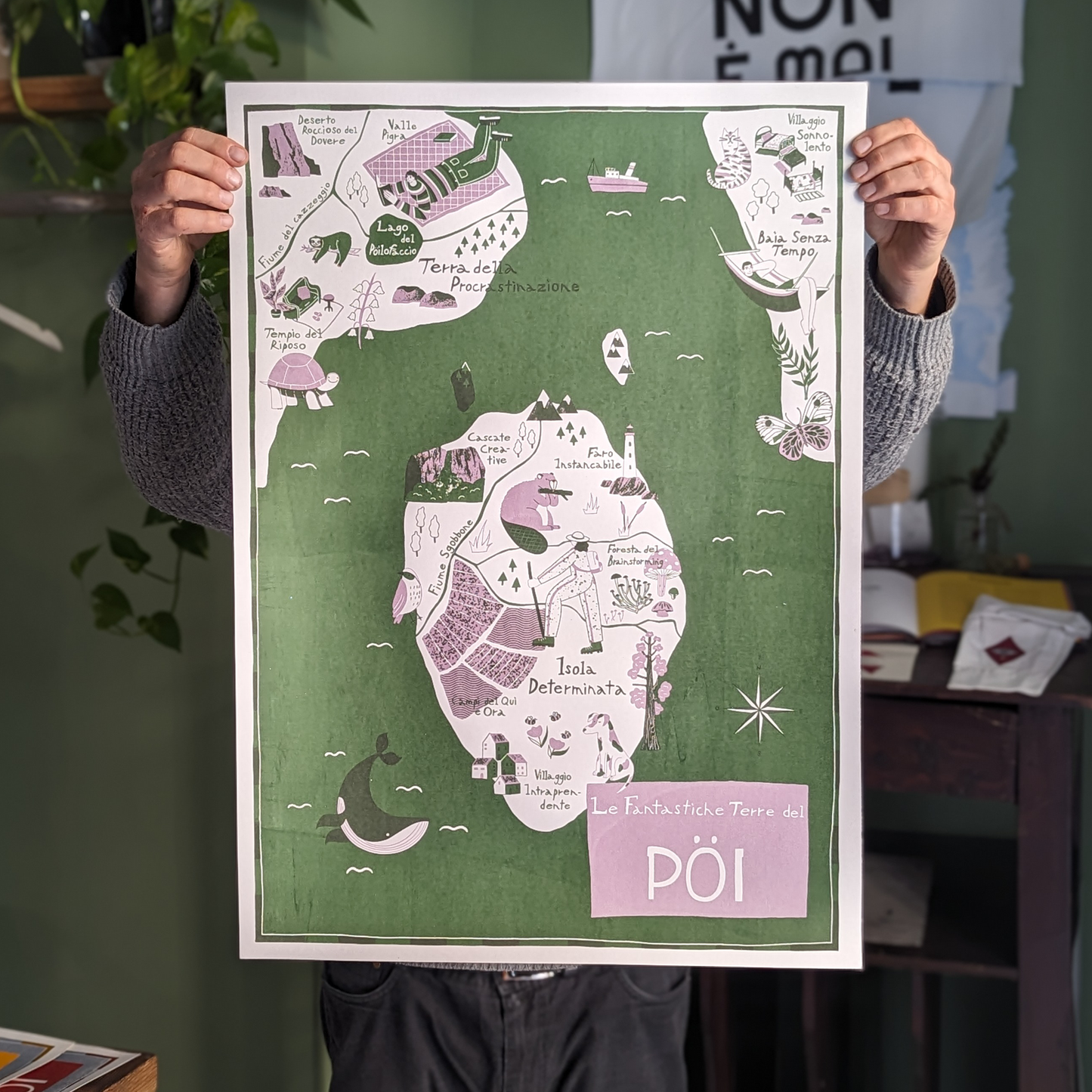 POSTER - LE FANTASTICHE TERRE DEL PÖI (vecchia collezione)