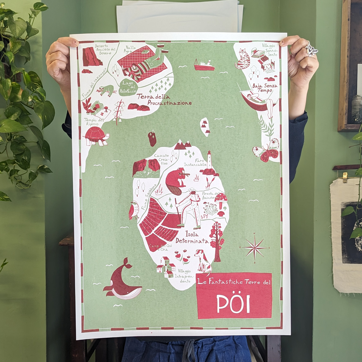 POSTER - LE FANTASTICHE TERRE DEL PÖI