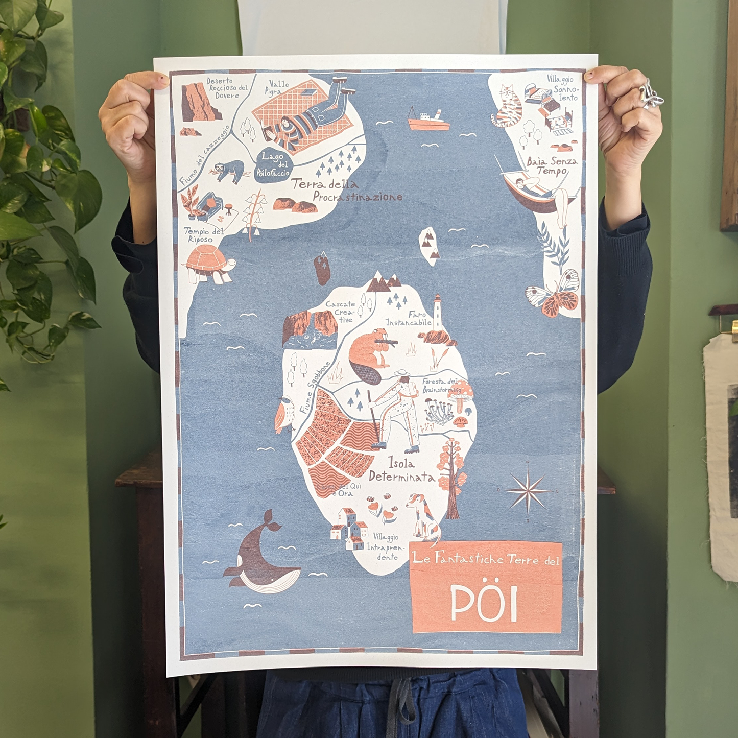 POSTER - LE FANTASTICHE TERRE DEL PÖI