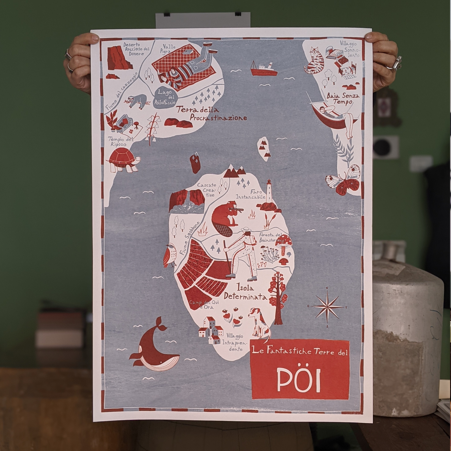 POSTER - LE FANTASTICHE TERRE DEL PÖI (vecchia collezione)