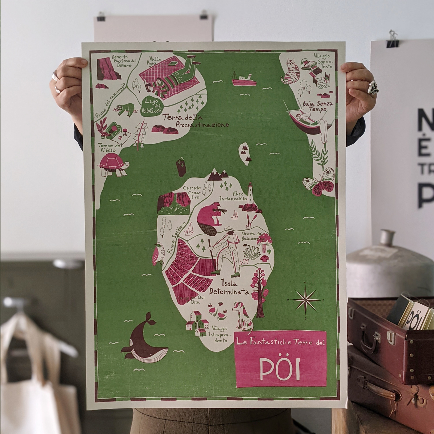 POSTER - LE FANTASTICHE TERRE DEL PÖI (vecchia collezione)