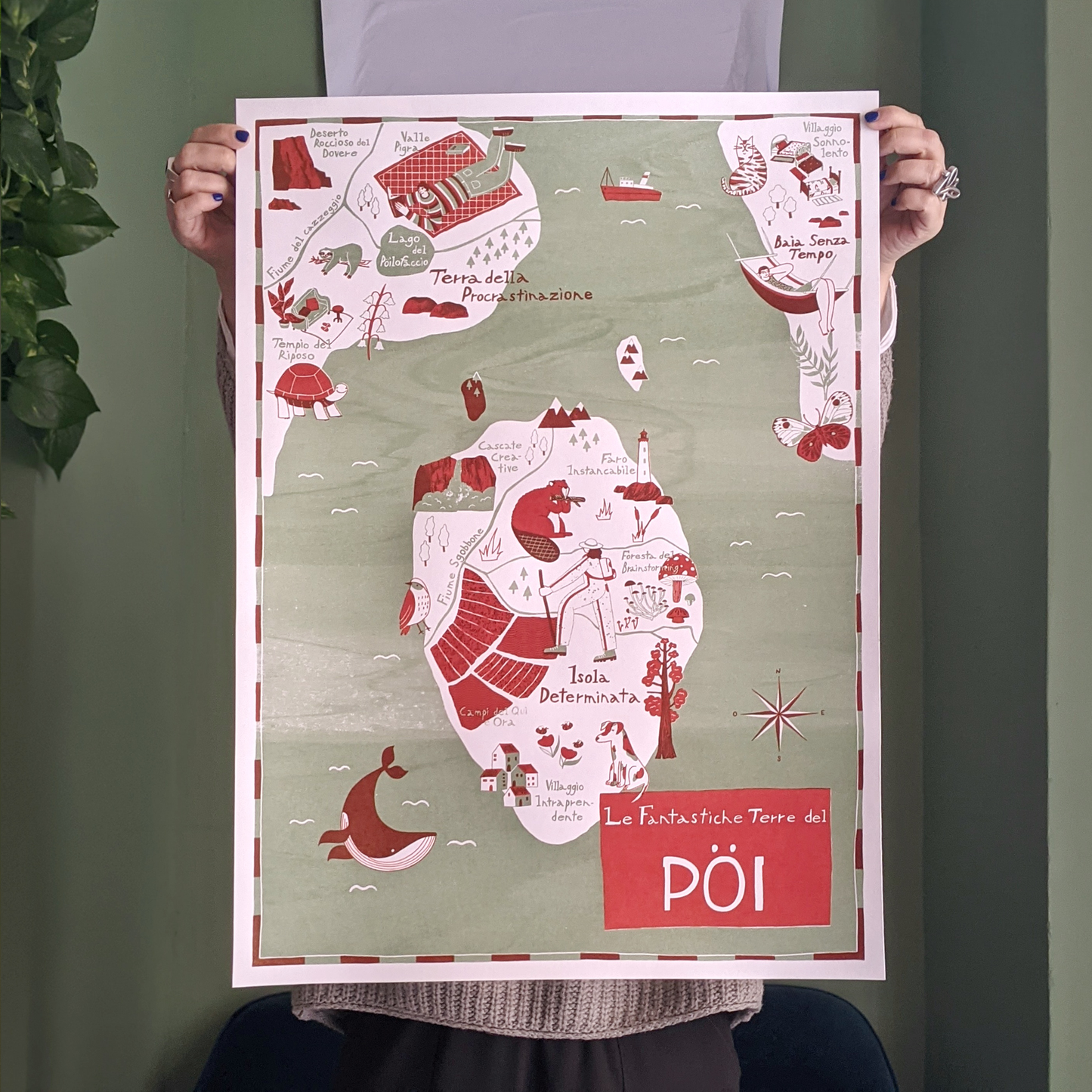 POSTER - LE FANTASTICHE TERRE DEL PÖI (vecchia collezione)