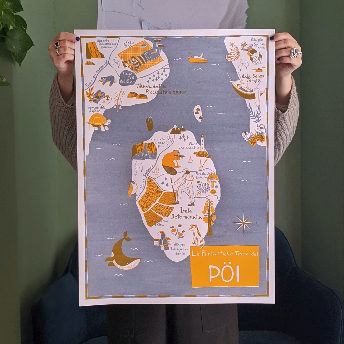 POSTER - LE FANTASTICHE TERRE DEL PÖI (vecchia collezione)
