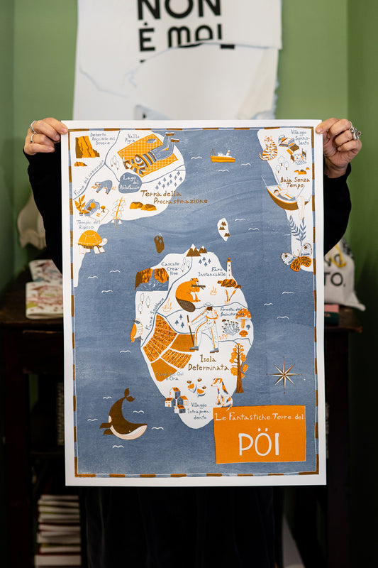 POSTER - LE FANTASTICHE TERRE DEL PÖI