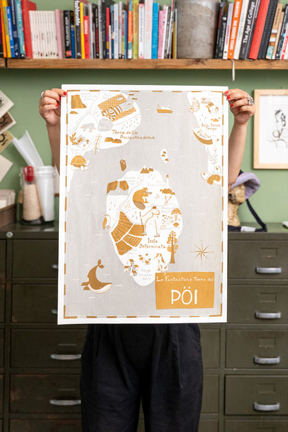 POSTER - LE FANTASTICHE TERRE DEL PÖI