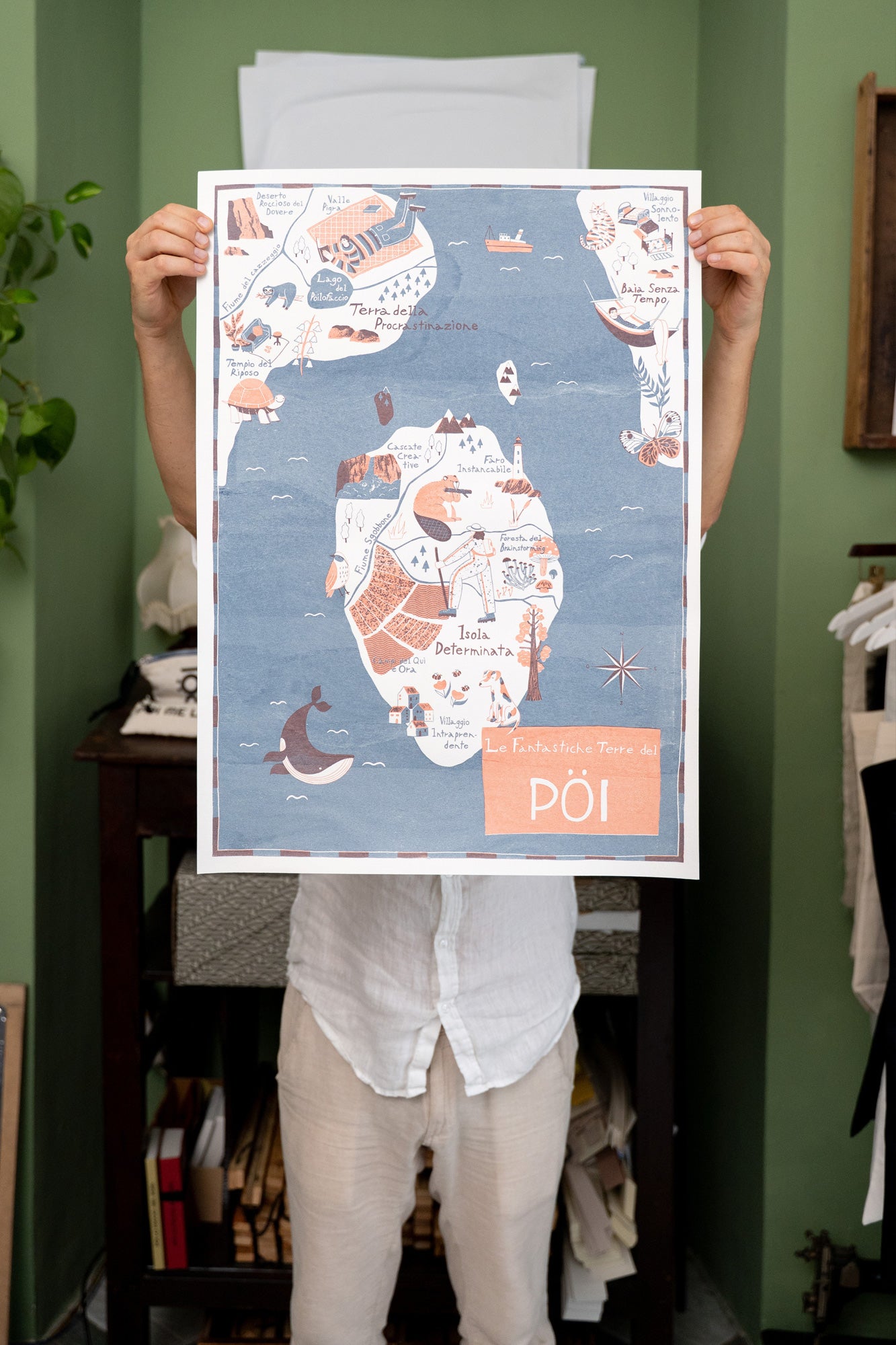 POSTER - LE FANTASTICHE TERRE DEL PÖI