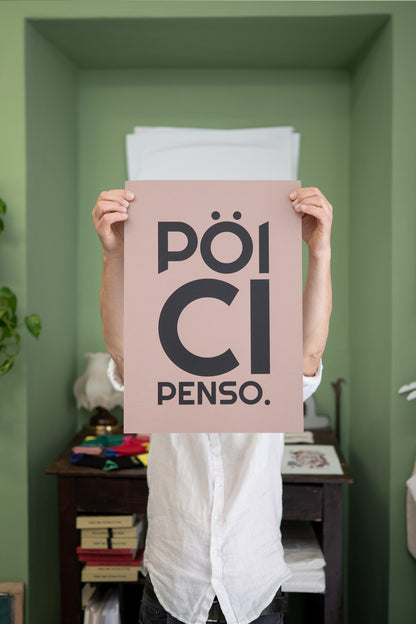 POSTER - PÖI CI PENSO