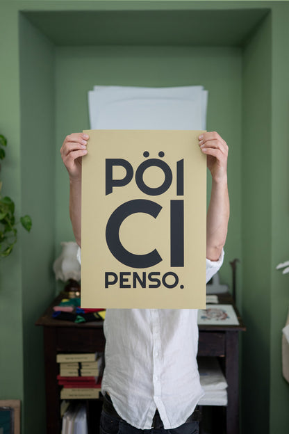 POSTER - PÖI CI PENSO