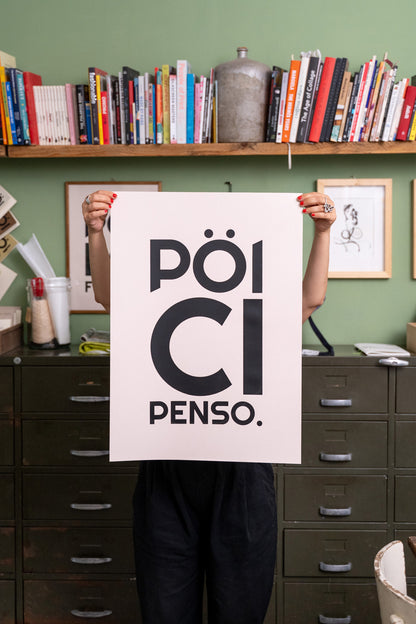 POSTER - PÖI CI PENSO