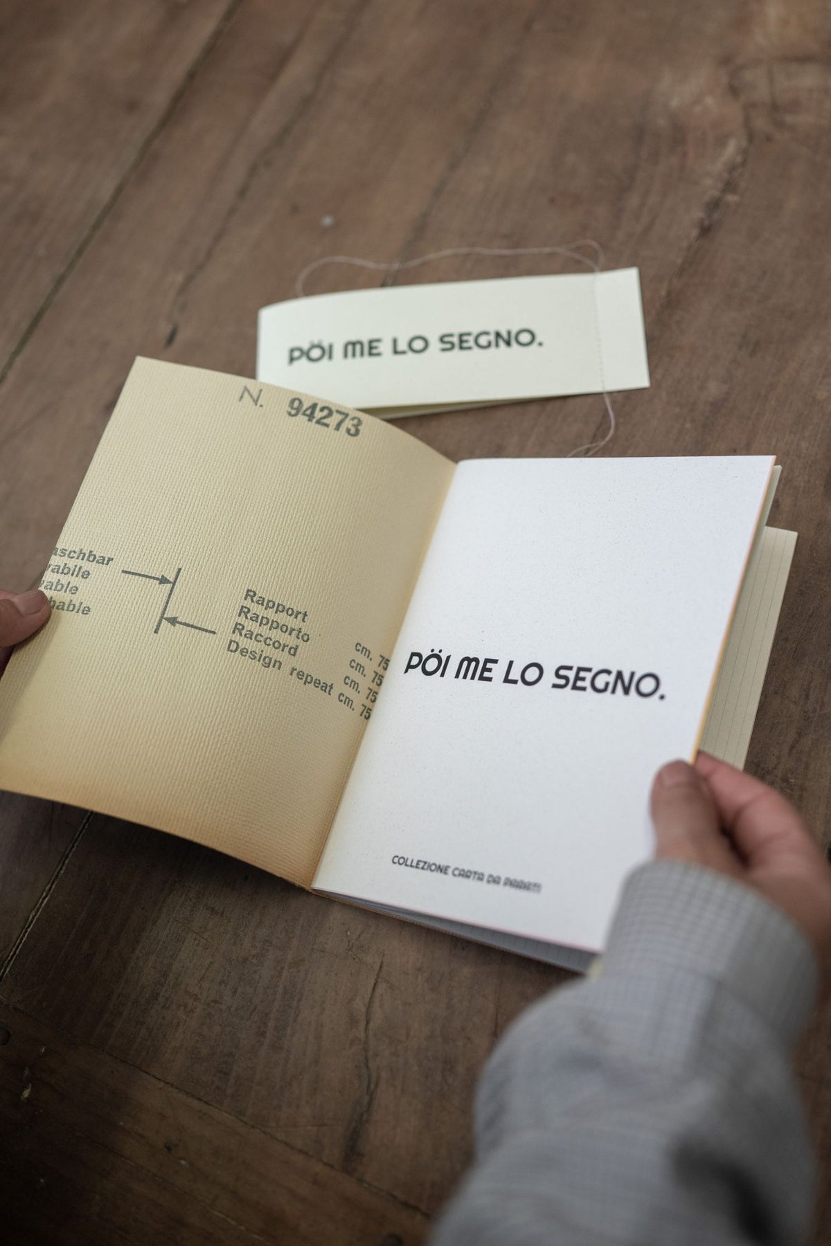 QUADERNO - PÖI ME LO SEGNO (collezione carta da parati)