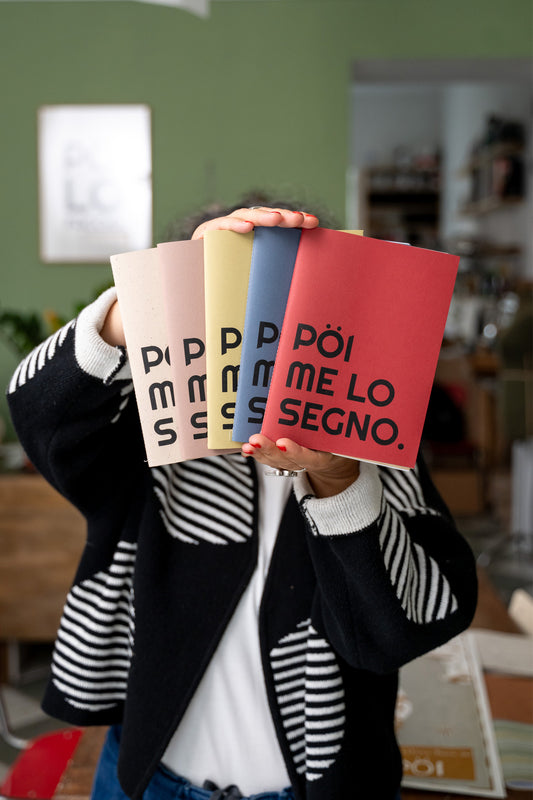 QUADERNO - PÖI ME LO SEGNO (carte diverse)