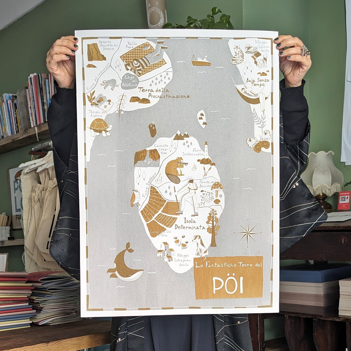 POSTER - LE FANTASTICHE TERRE DEL PÖI