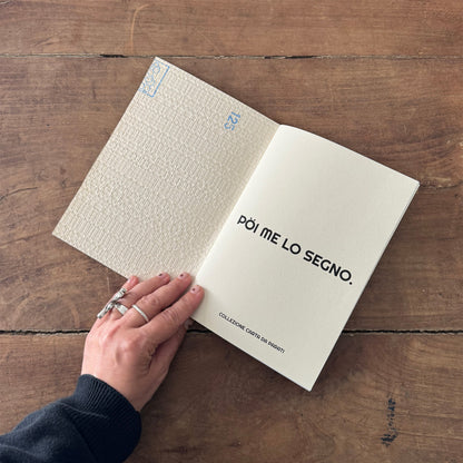 QUADERNO - PÖI ME LO SEGNO (collezione carta da parati)