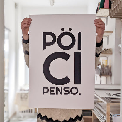 POSTER - PÖI CI PENSO